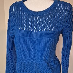Vintage Armani Exchange Royal Blue Knit Sweater